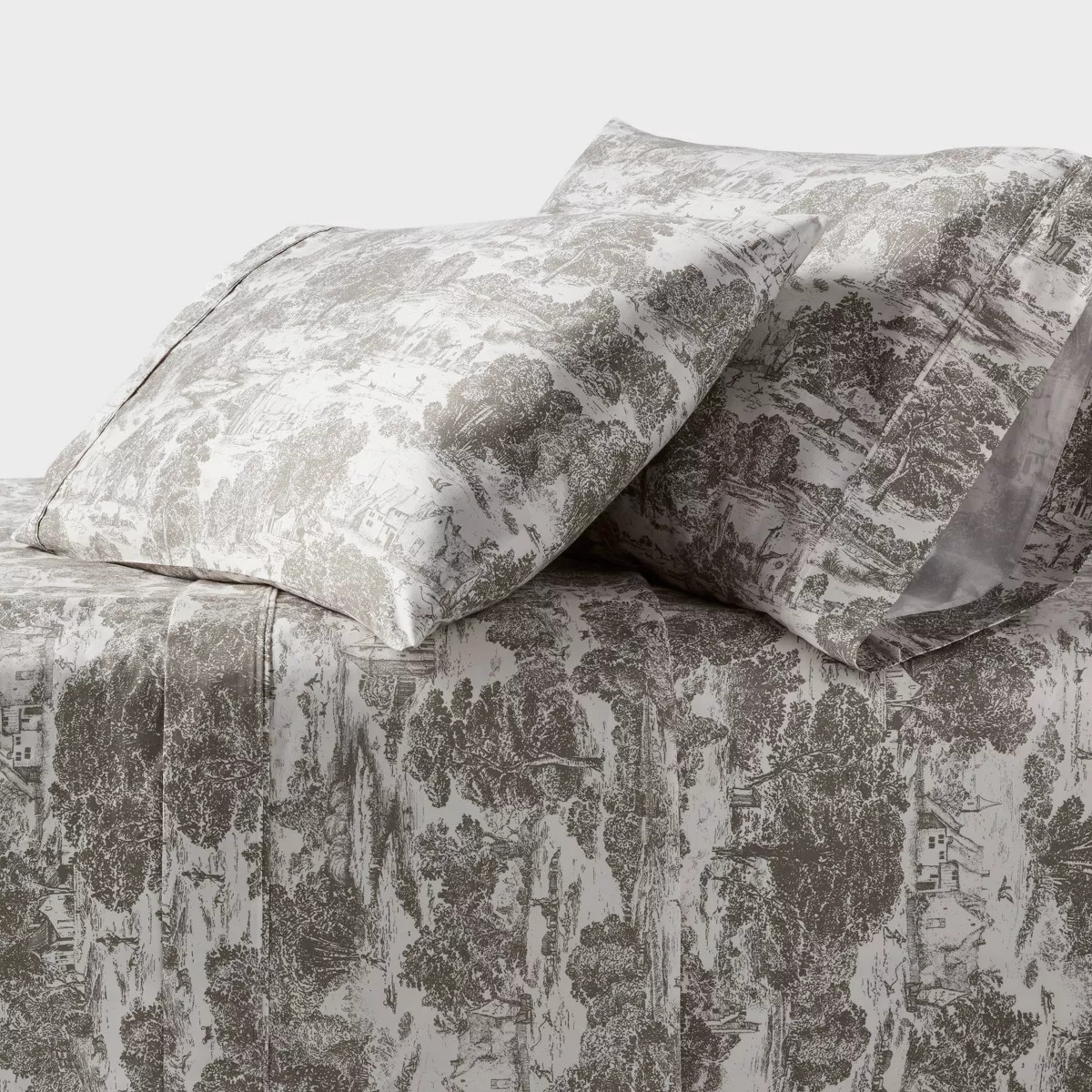 Full Holiday Cotton Performance Sheet Set Toile - Threshold™ | Target