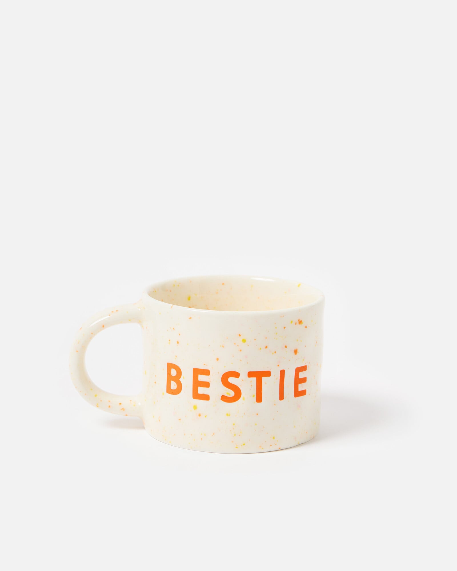 Bestie Orange Speckle Ceramic Mug | Oliver Bonas IE | Oliver Bonas (Global)