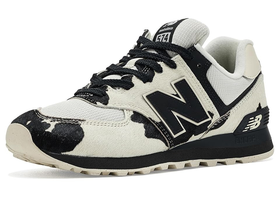 New Balance Classics 574 Women's Shoes Black/Linen: 9 B - Medium | Zappos.com