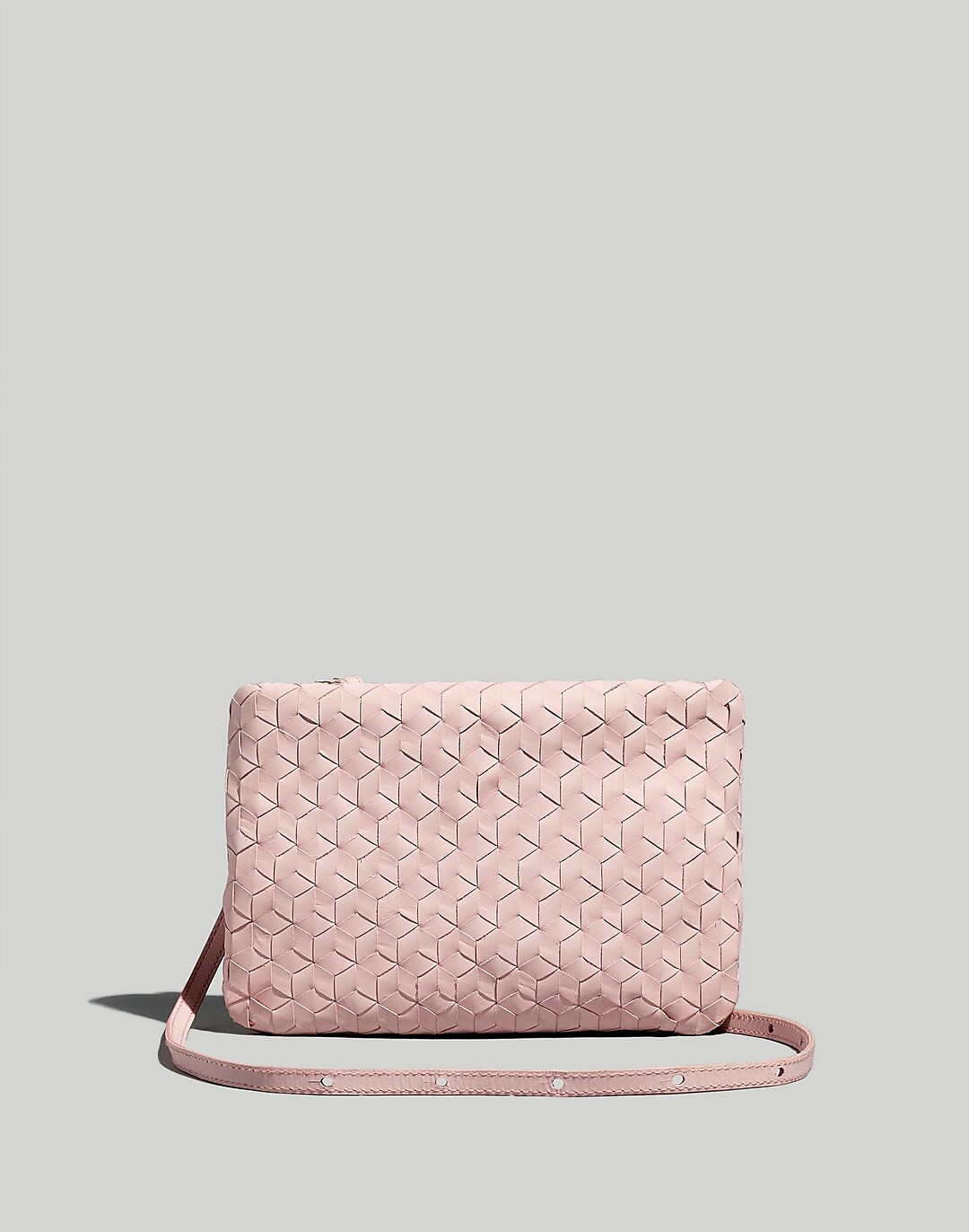 The Puff Crossbody Bag: Woven Leather Edition | Madewell