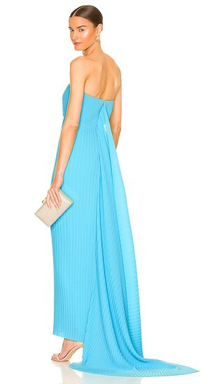 Harlee Maxi Dress in Turquoise | Revolve Clothing (Global)