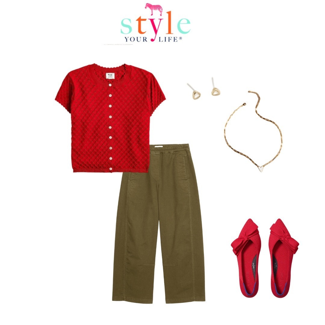 OOTD Green and Red

#LTKStyleTip #LTKOver40 #LTKFindsUnder100