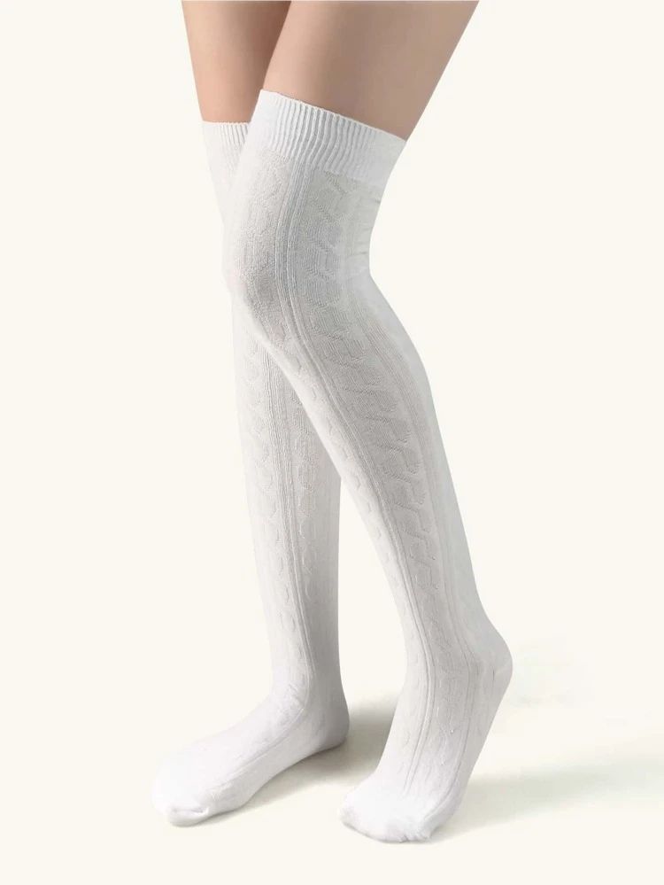 Knit Over The Knee Socks | SHEIN
