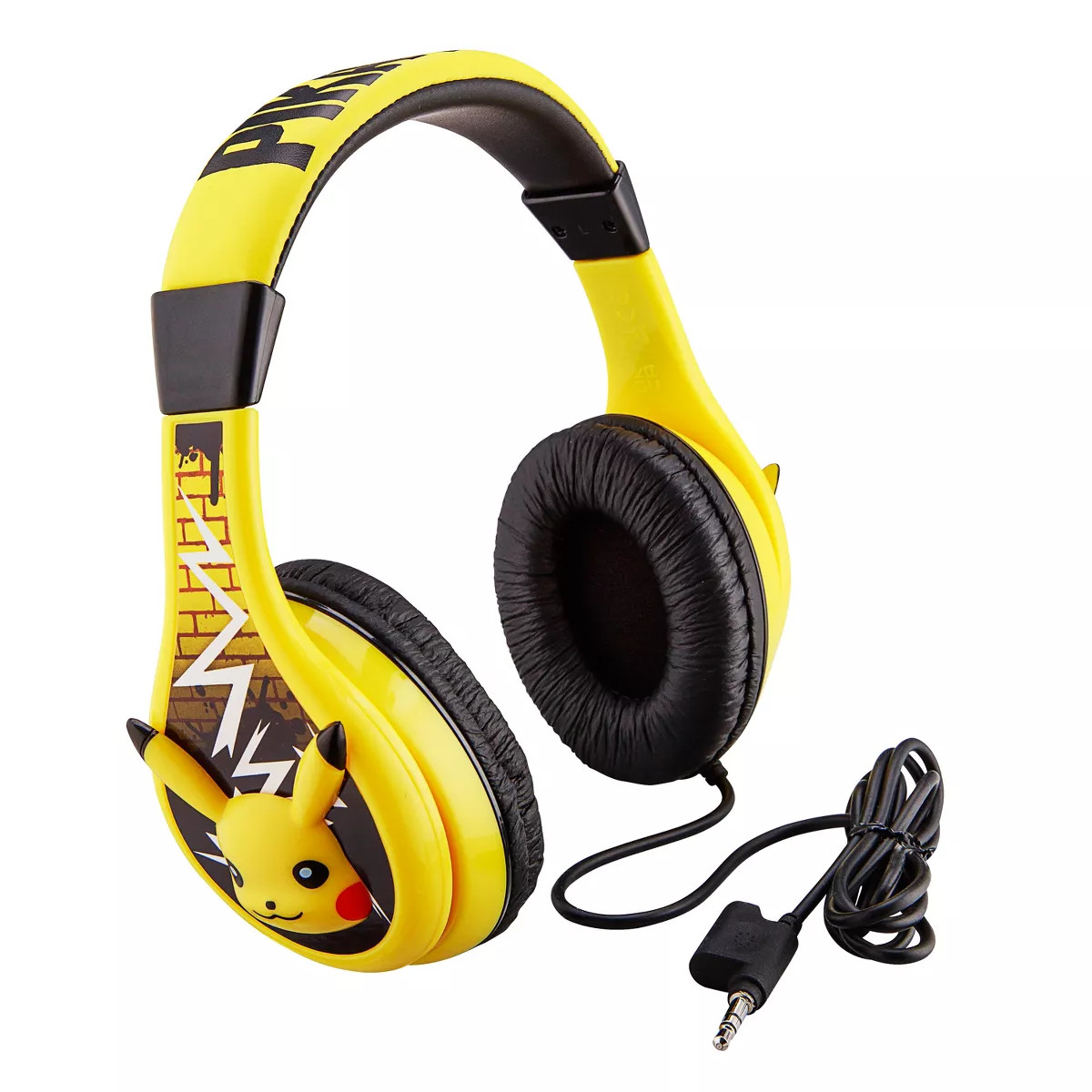 eKids Pokemon Wired Headphones for Kids, Over Ear Headphones for School, Home, or Travel - Yellow... | Target