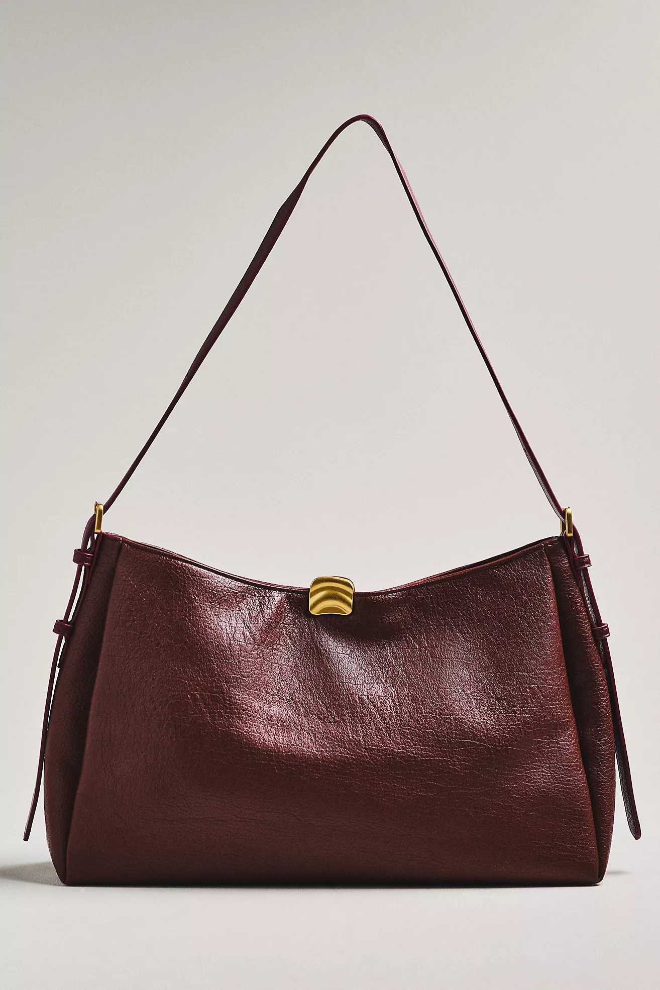 Foldover Slouchy Buckle Shoulder Bag | Anthropologie (US)