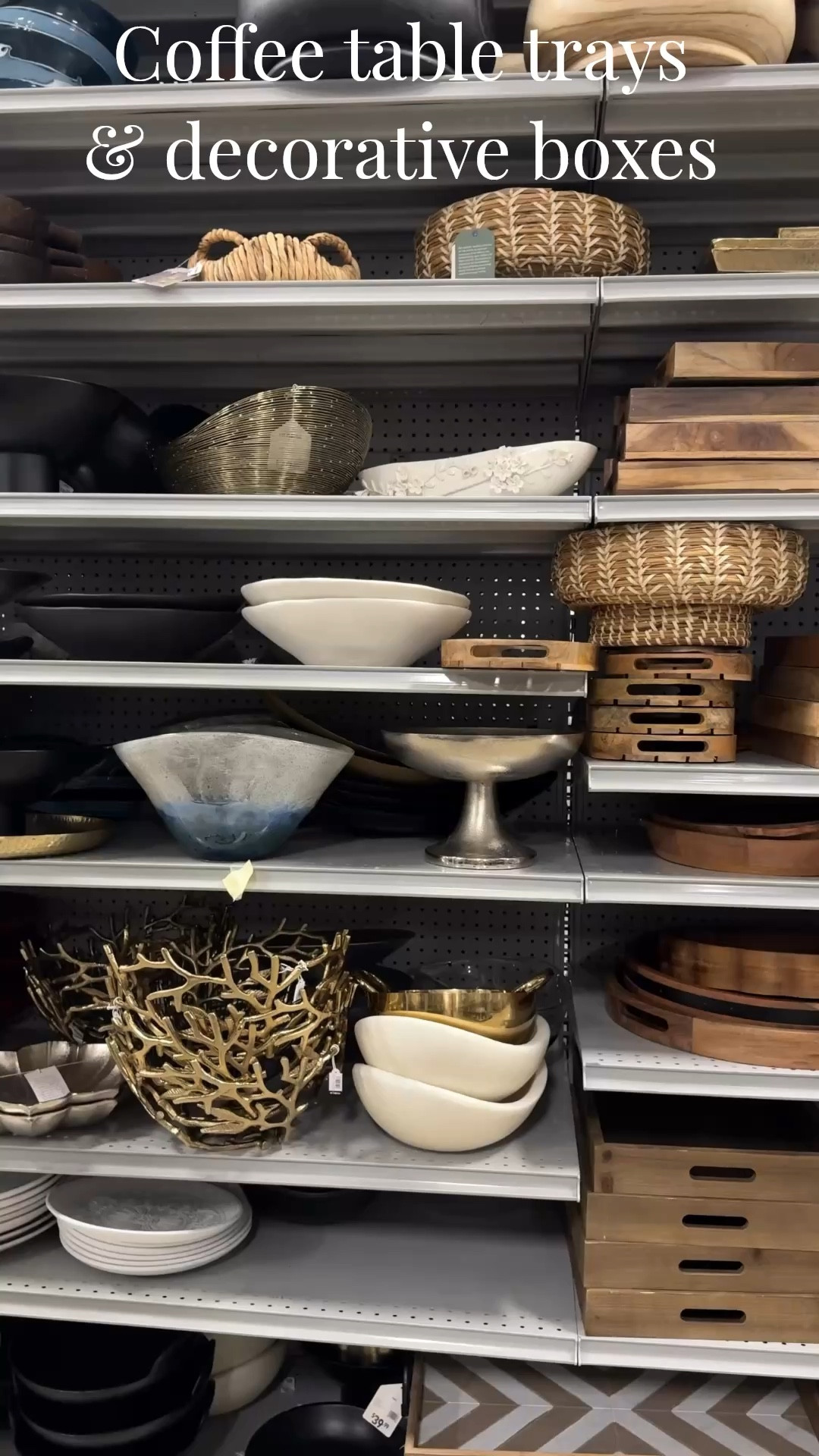 Loving all these trays and boxes from at home! 

#LTKdayinmylife #LTKHome #LTKSaleAlert