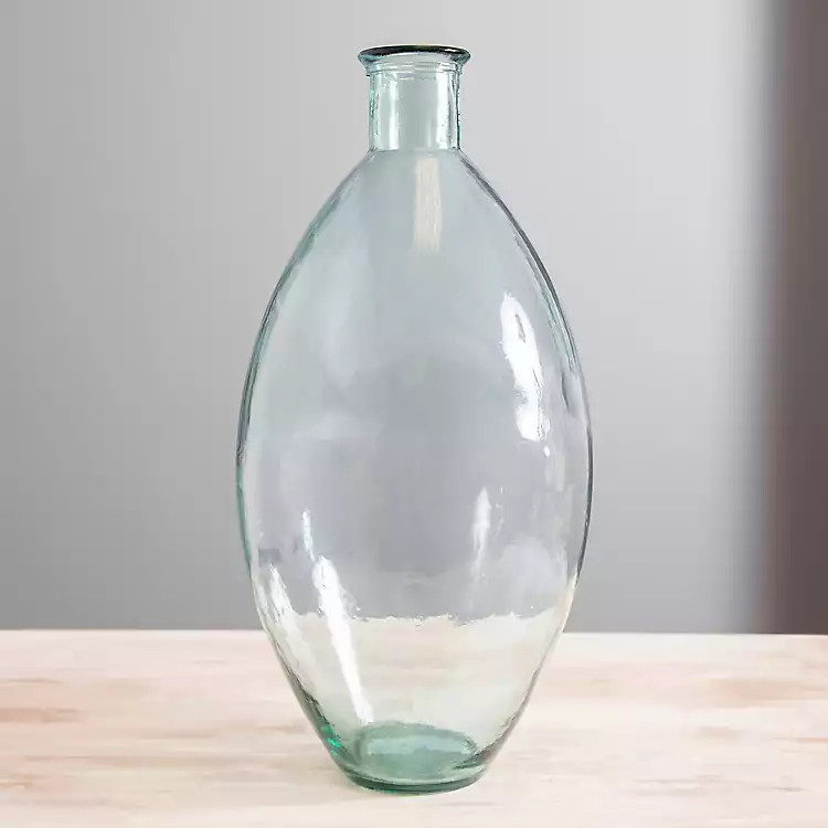Green Spanish Glass Vase, 23 in. | Kirkland's Home