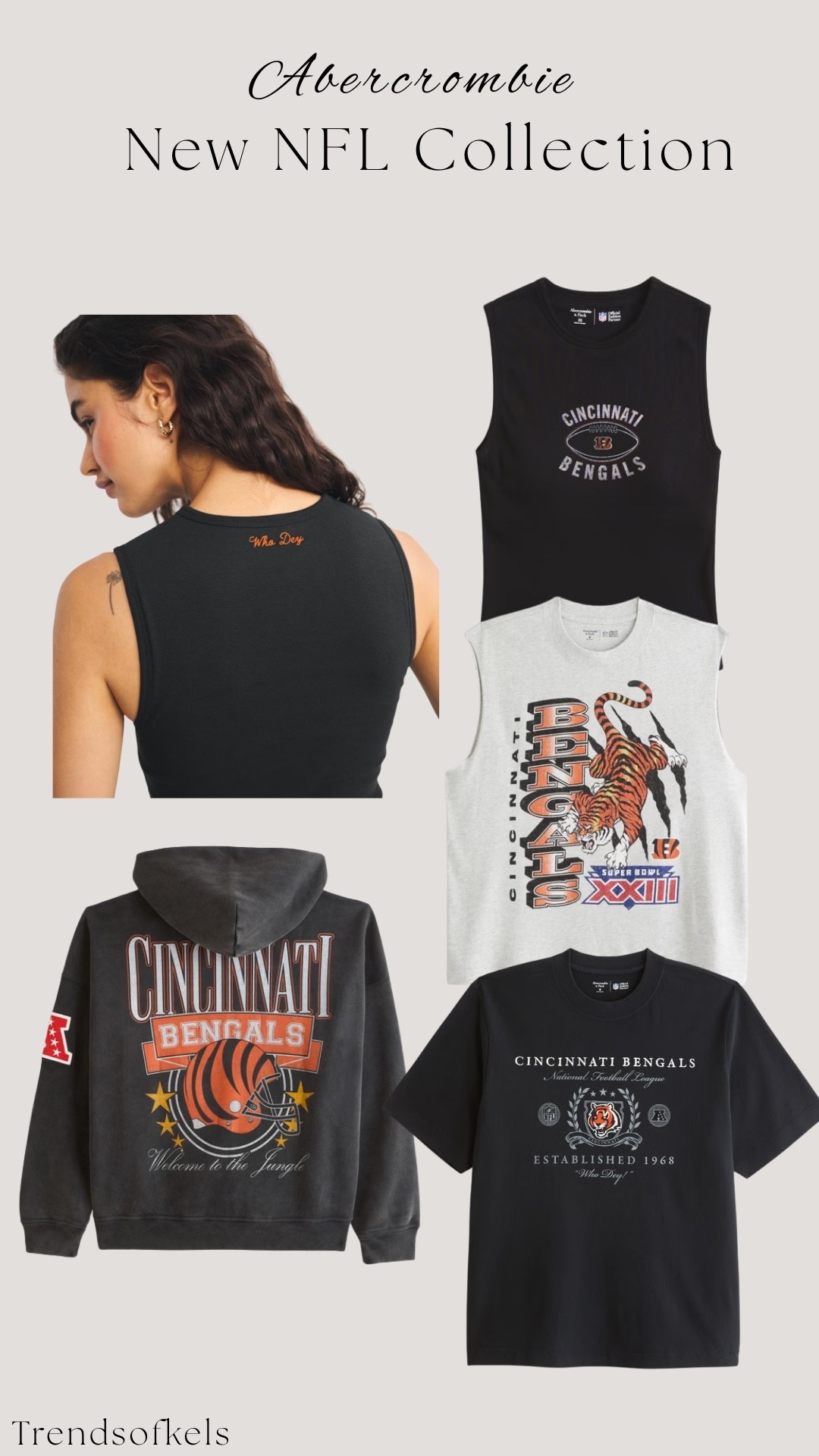 Abercrombie new NFL collection dropped today!