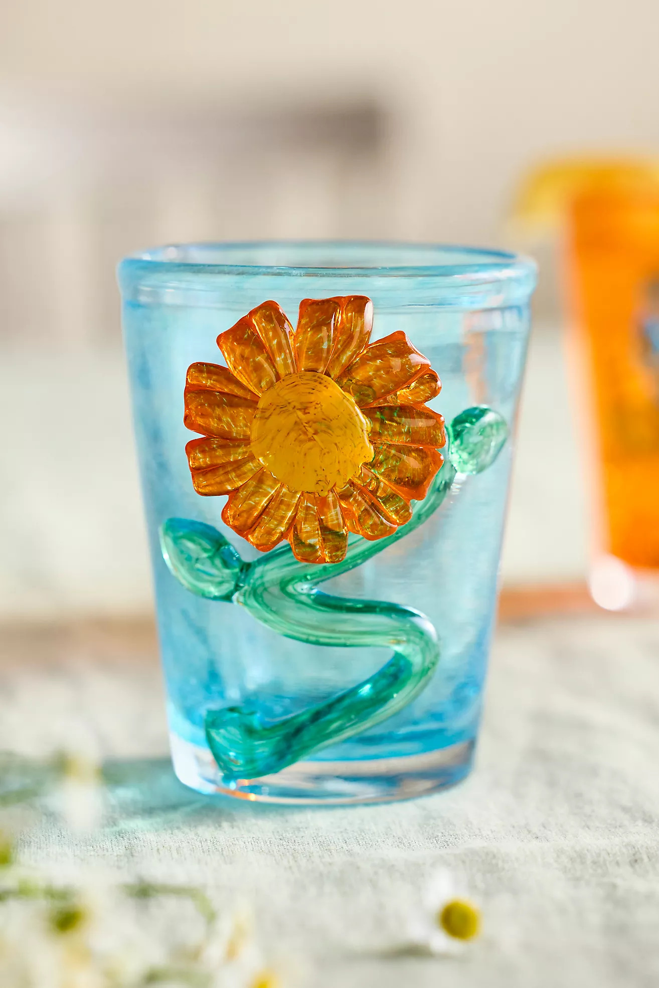 Bold Bloom Water Glass | Anthropologie (US)
