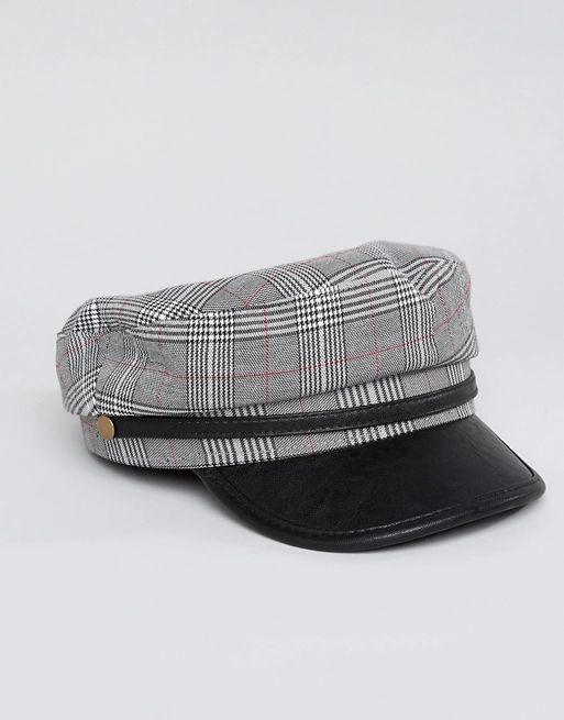 ASOS Check Baker Boy Hat | ASOS UK