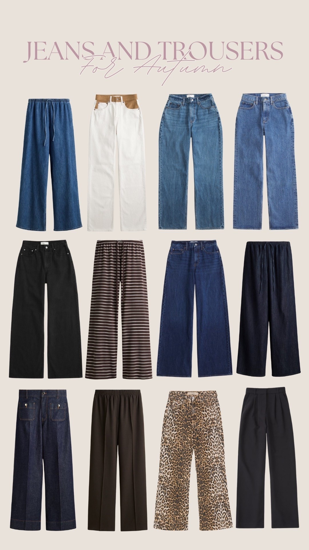 Jeans and trousers for Autumn inspo 🍂

High waisted jeans, mid rise jeans, baggy jeans, stretchy jeans, curve love, plus size jeans, mid size jeans, tailored trousers, workwear  

#LTKautumn #LTKuk #LTKjeans