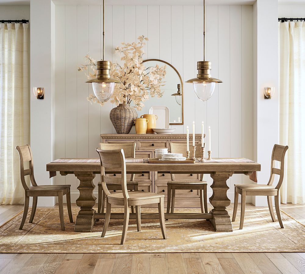 Banks Extending Dining Table | Pottery Barn (US)