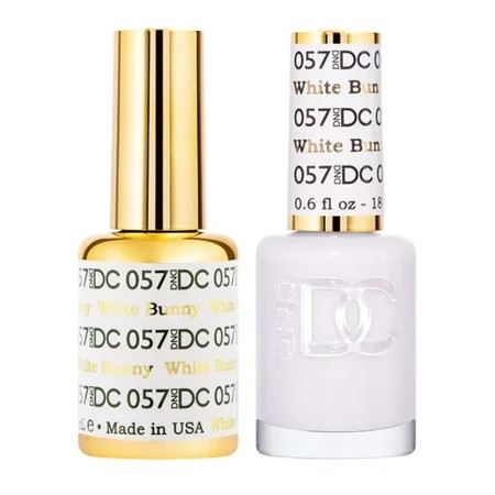 White Bunny #057 & Matching Polish Set - DND Gel & Lacquer | Walmart (US)