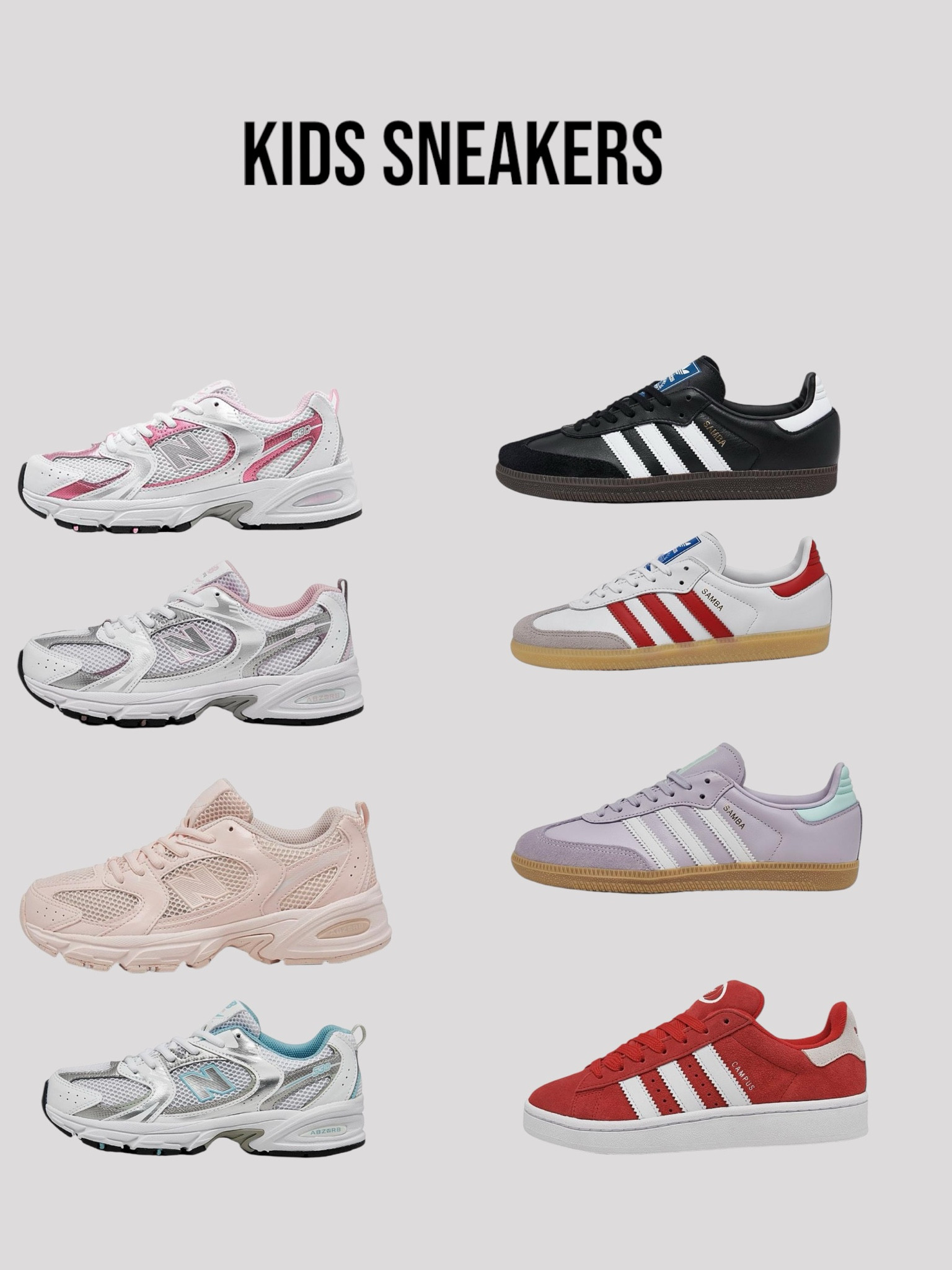 Step up their style game! Check out these trendy and comfy kids’ sneakers, perfect for every adventure. 👟✨