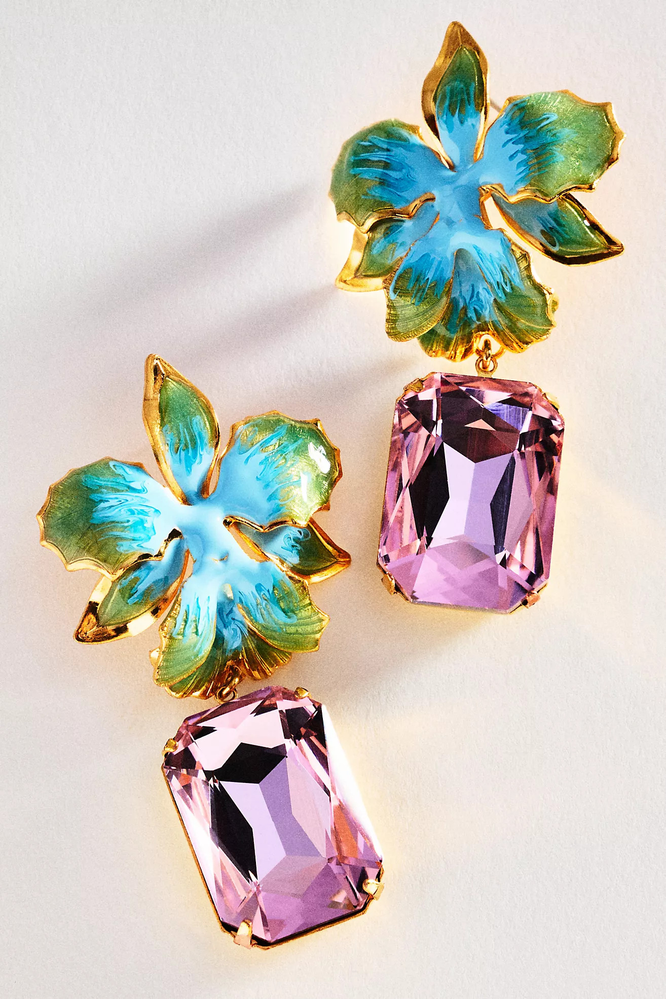 The Pink Reef Vanilla Jewel Drop Earrings | Anthropologie (US)