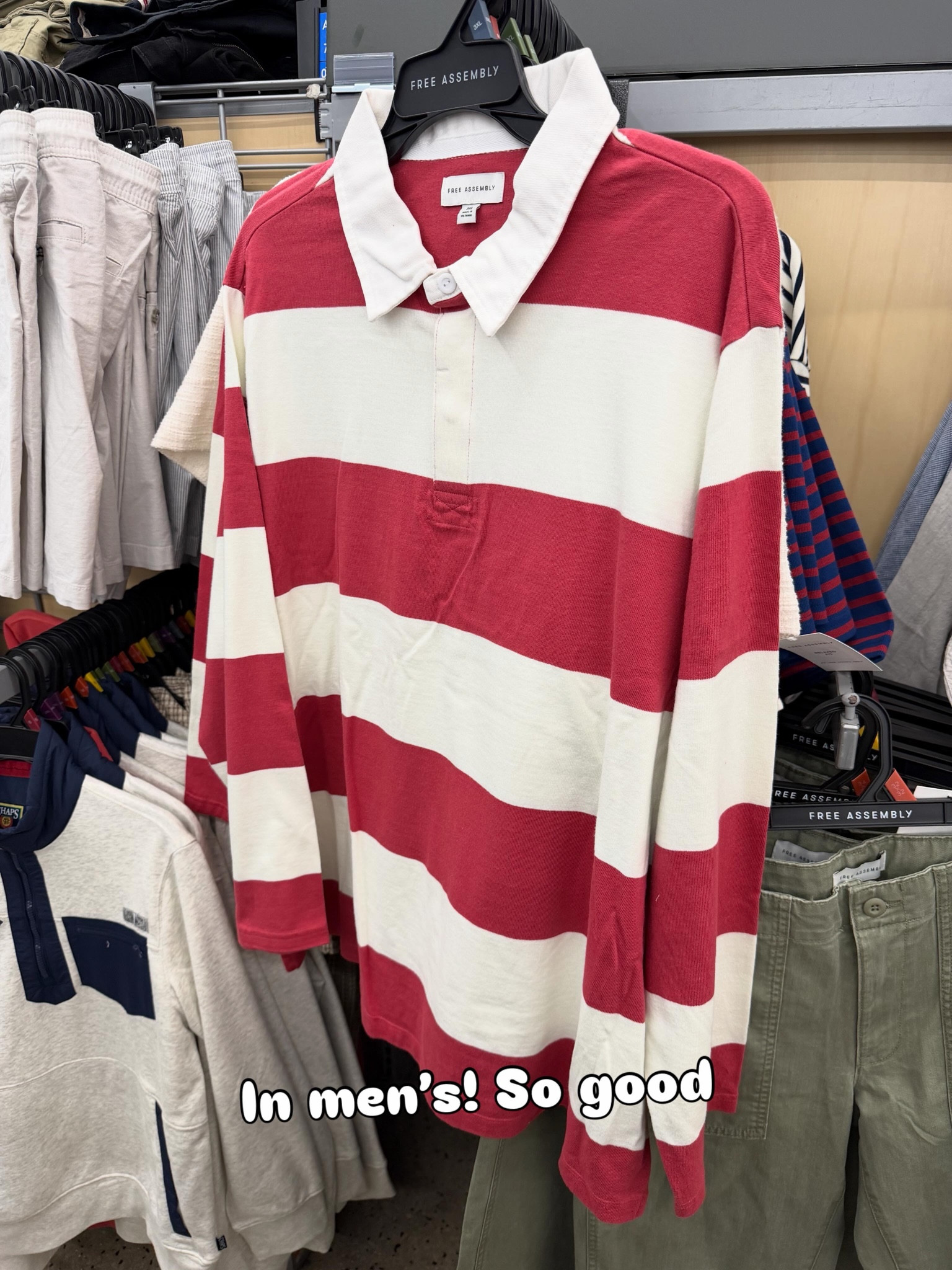 Men’s rugby stripe polo shirt at Walmart, you’d think it was Ralph Lauren! #walmartfashion

#LTKMens