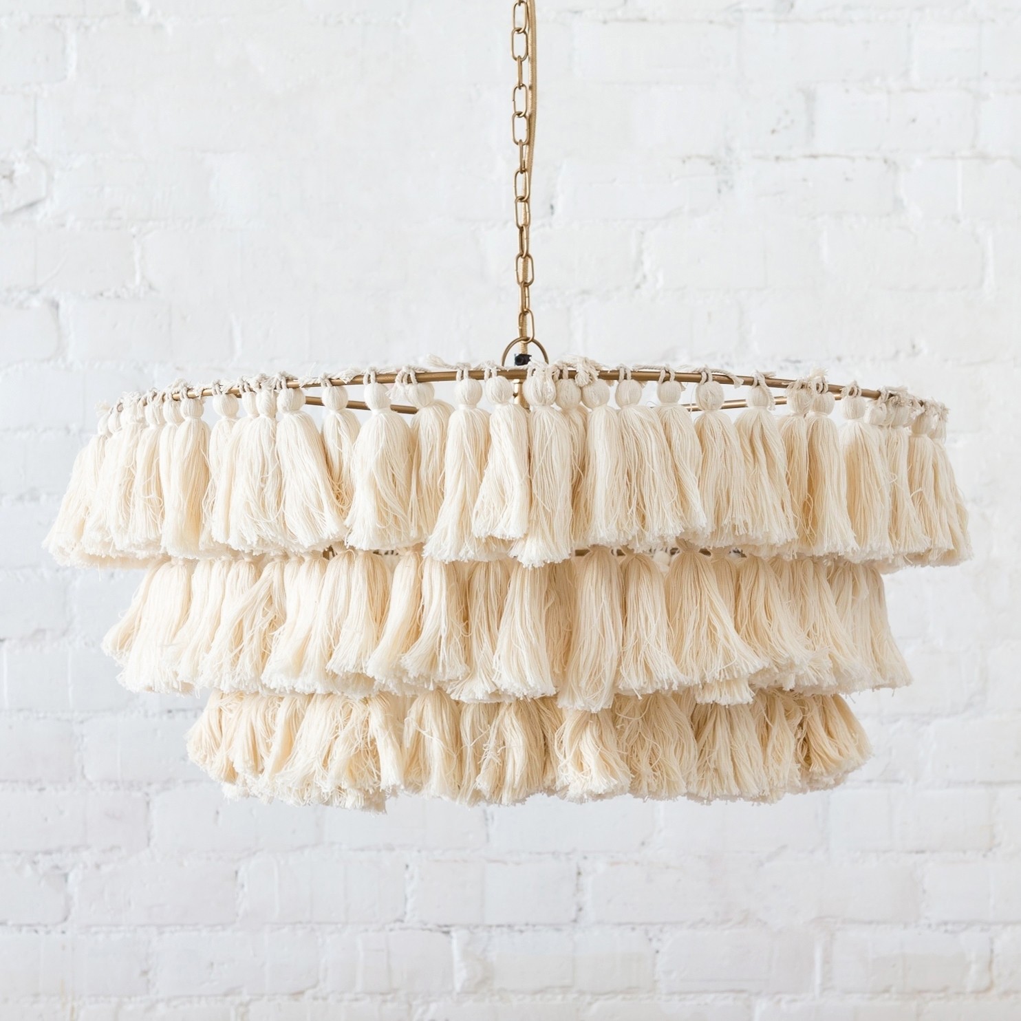 Justina Blakeney Fela Tassel Chandelier | Lulu and Georgia 