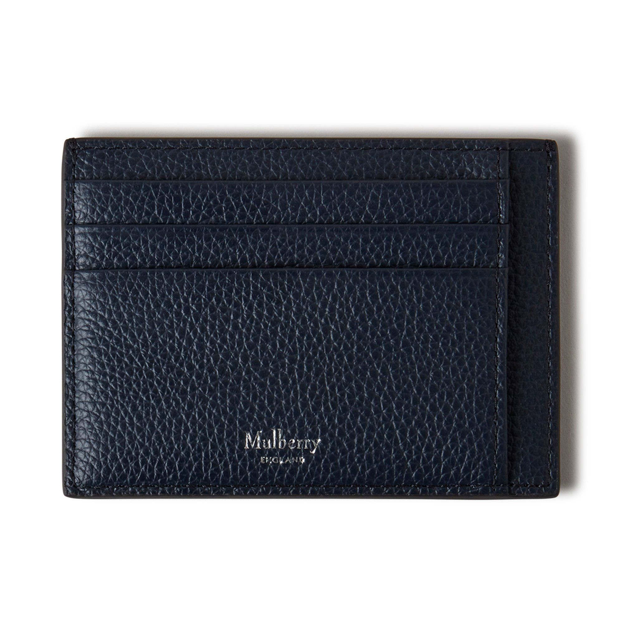 Mulberry Men's Card Holder - Navy Blue | MULBERRY