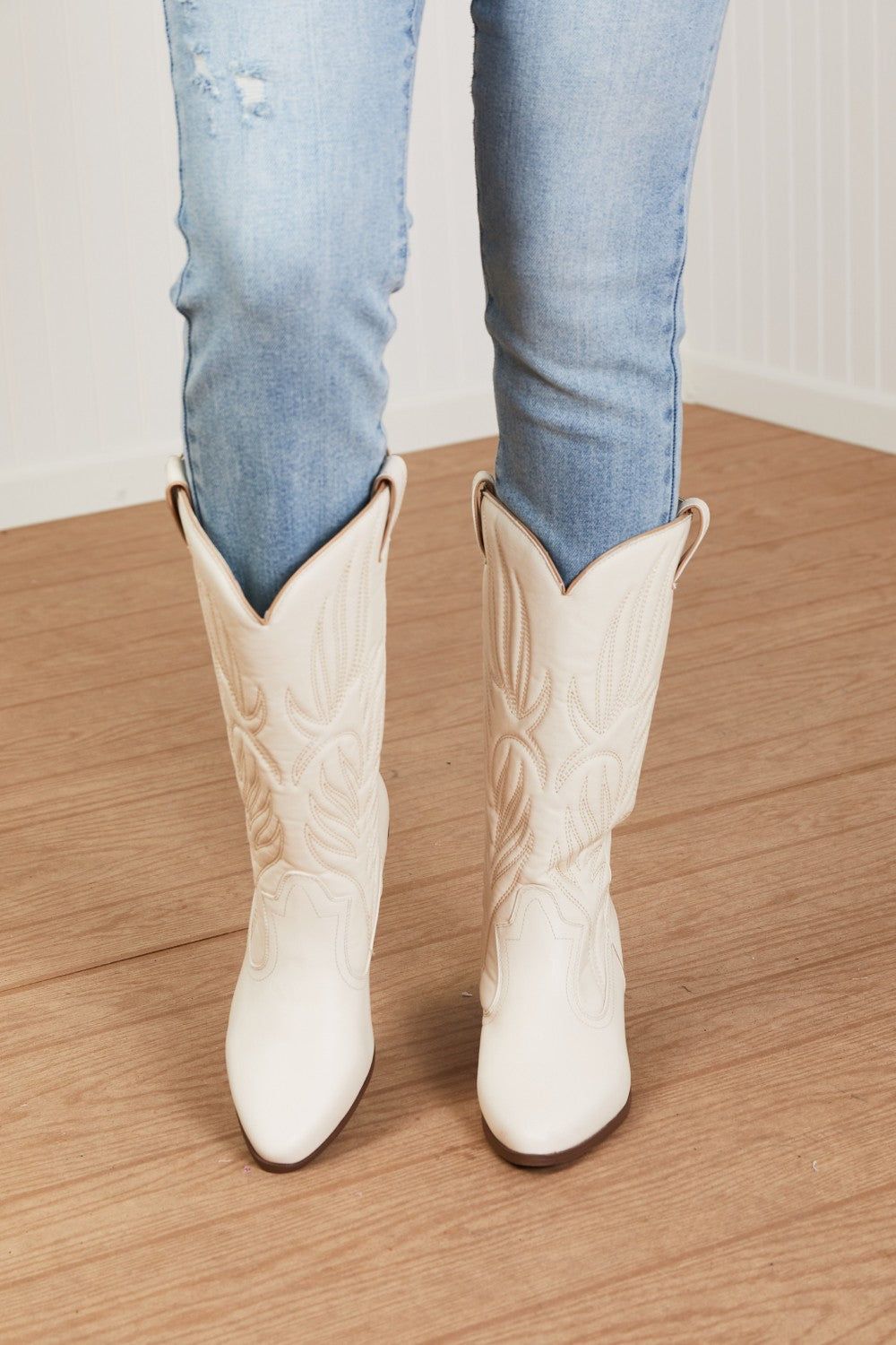 Qupid Mountain Fever Mid-Calf Cowboy Boots - Walmart.com | Walmart (US)