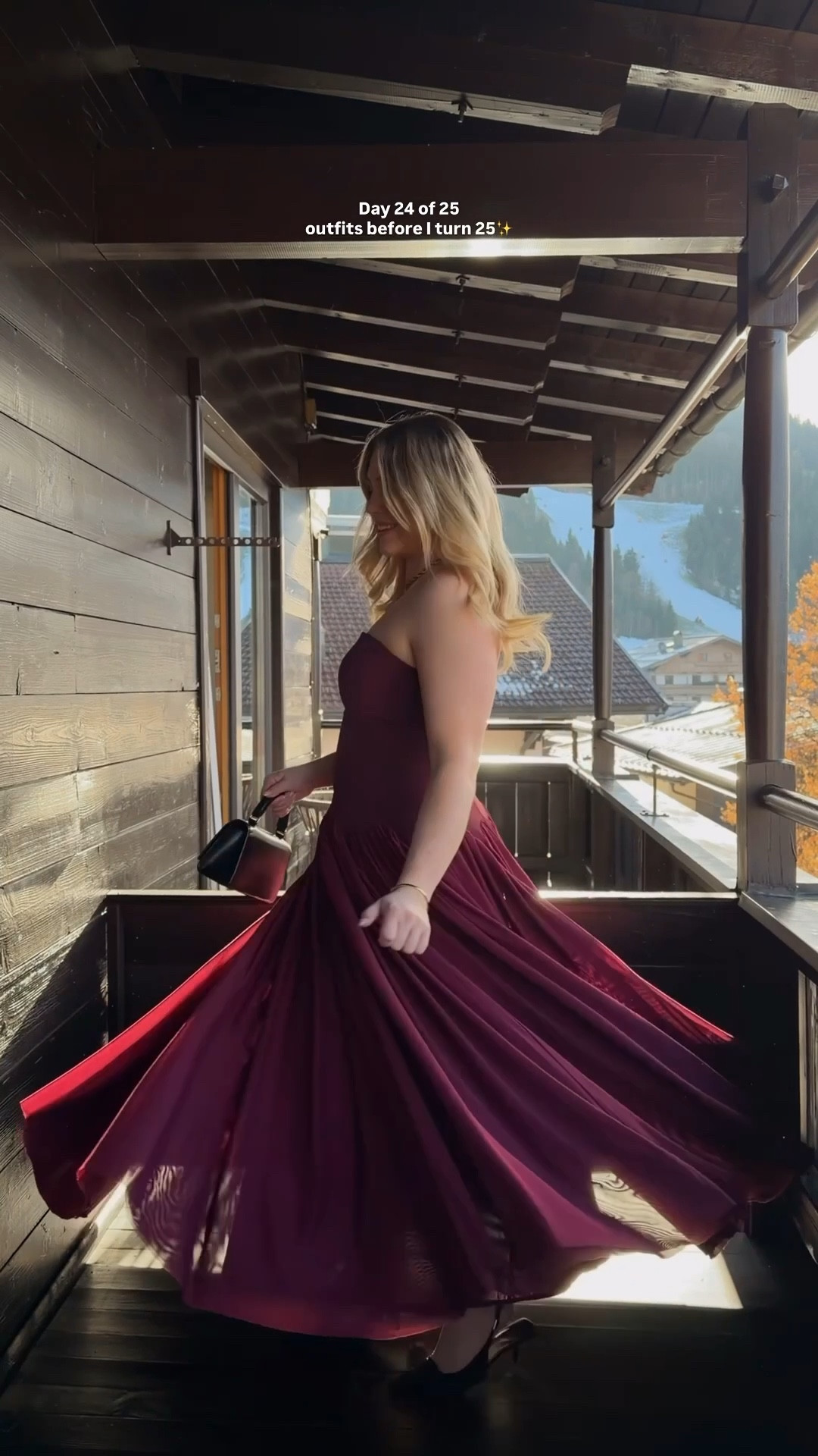 Day 24 of 25 outfits before turning 25🤍

Burgundy dress
Red dress
Christmas dress
New year dress
Maxi dress 

#LTKuk #LTKluxury #LTKwinter