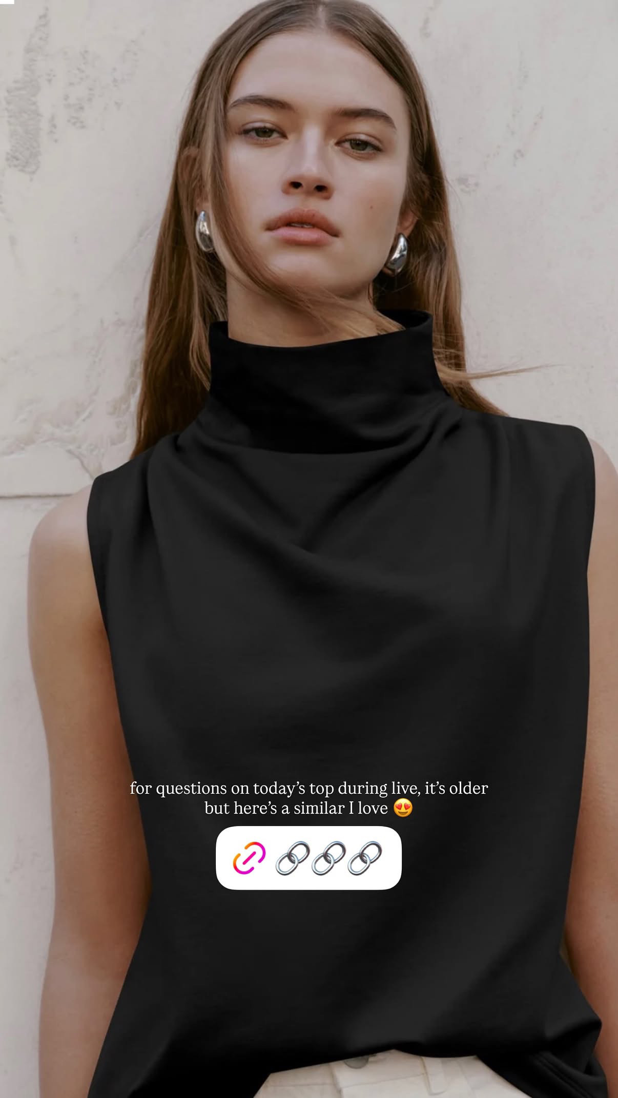 This top came up a bunch during today's live, so here's your close-up.

That draped mock neck is doing all the work here, so effortless but instantly elevates a basic black top. It's an older piece of mine, so I'm linking a similar one I love just as much. Tap through and shop it below 🤍 

 #LTKgrwm #LTKootd #LTKWorkwear