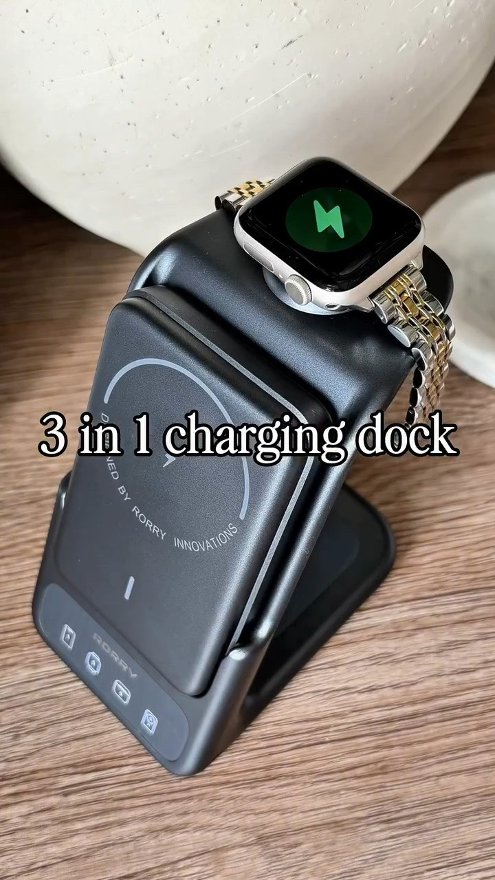 My nightstand REALLY needed this. 😂🙌🏼

One compact charging dock for my phone, Apple Watch + AirPods — no more multiple chargers or cord clutter taking over my nightstand. Everything charges in one spot and actually looks neat! 👏🏼 In 3 colors and 30% off!!

#LTKHome #LTKdayinmylife #LTKmomlife