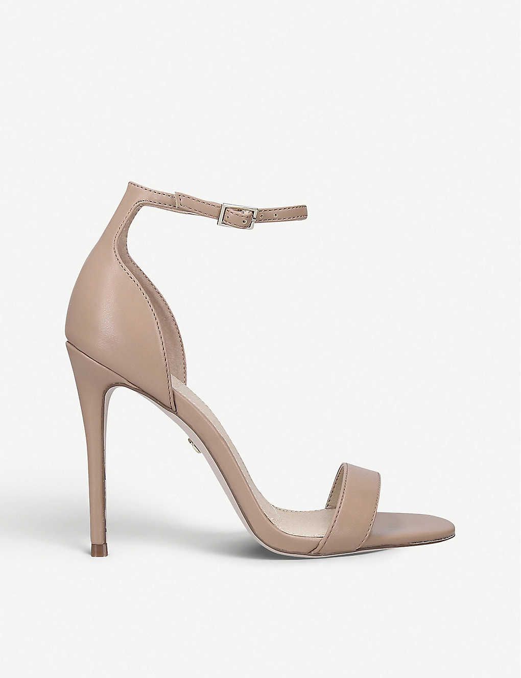 Ali faux-leather heeled sandals | Selfridges