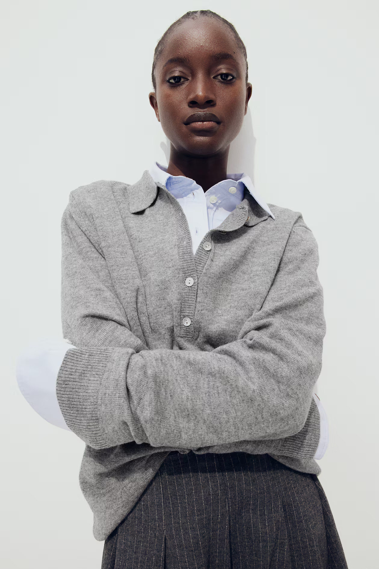 Wool-blend polo shirt | H&M (UK, MY, IN, SG, PH, TW, HK)
