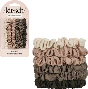 Satin Ultra Petite 6-Pack Scrunchies | Nordstrom