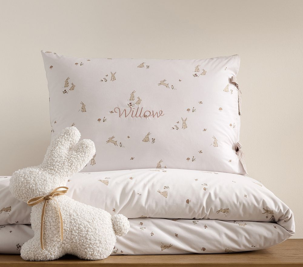 Rylee + Cru Bunny Cotton Duvet Cover &amp; Pillow Set | Pottery Barn Kids