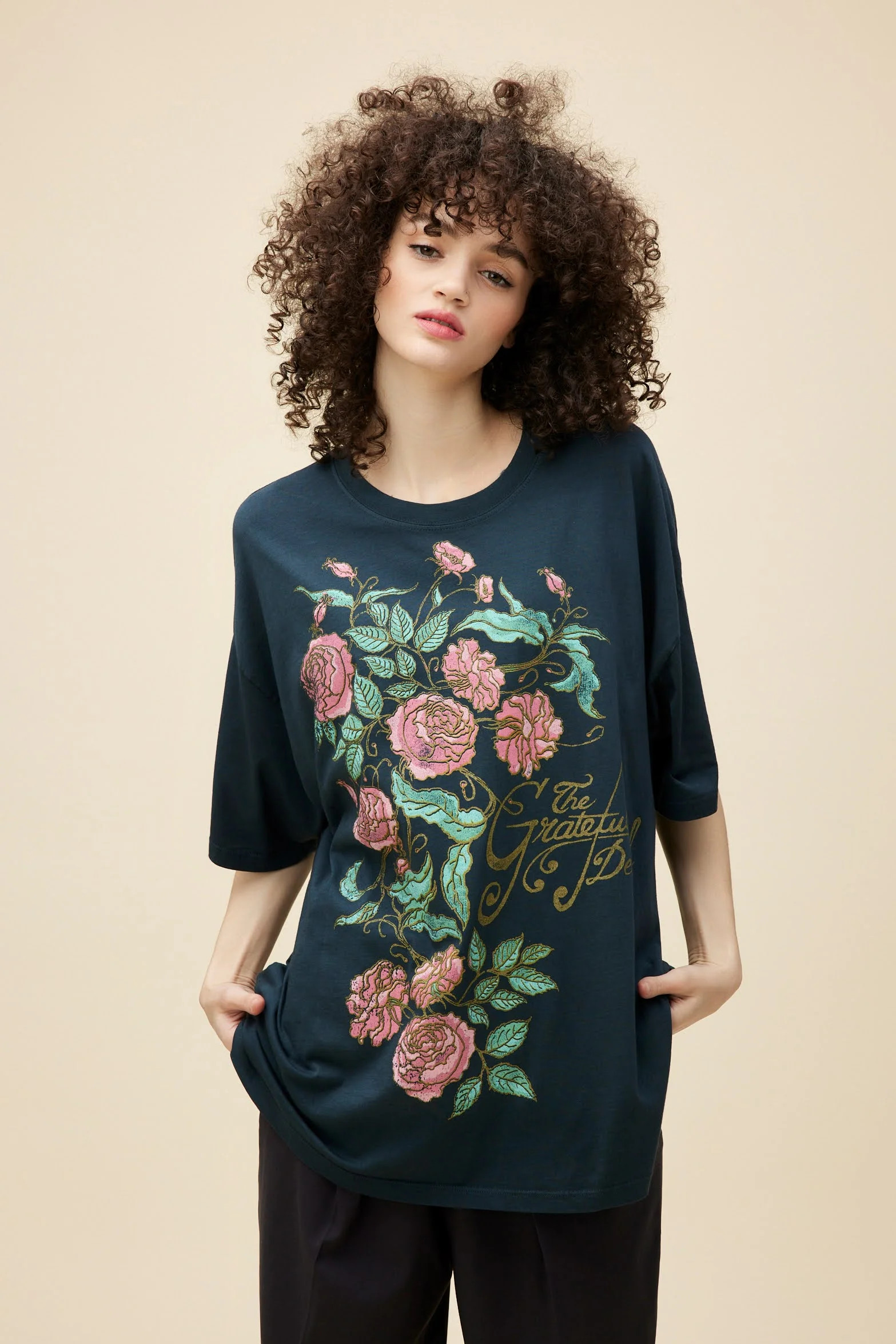 Grateful Dead Rose OS Tee | Daydreamer