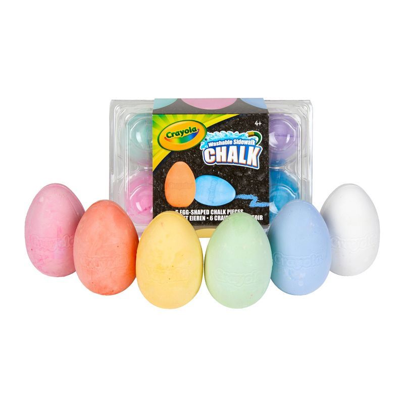 Crayola 6ct Easter Egg Chalk | Target