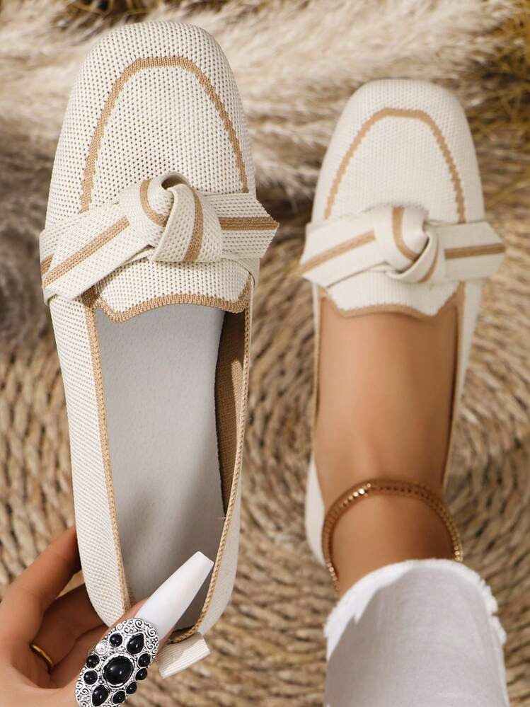 New Square Toe Flat Loafers Women's Casual Shoes For All Seasons | SHEIN