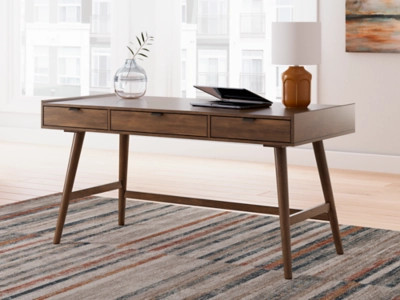 Lyncott 60" Home Office Desk, Brown | Ashley