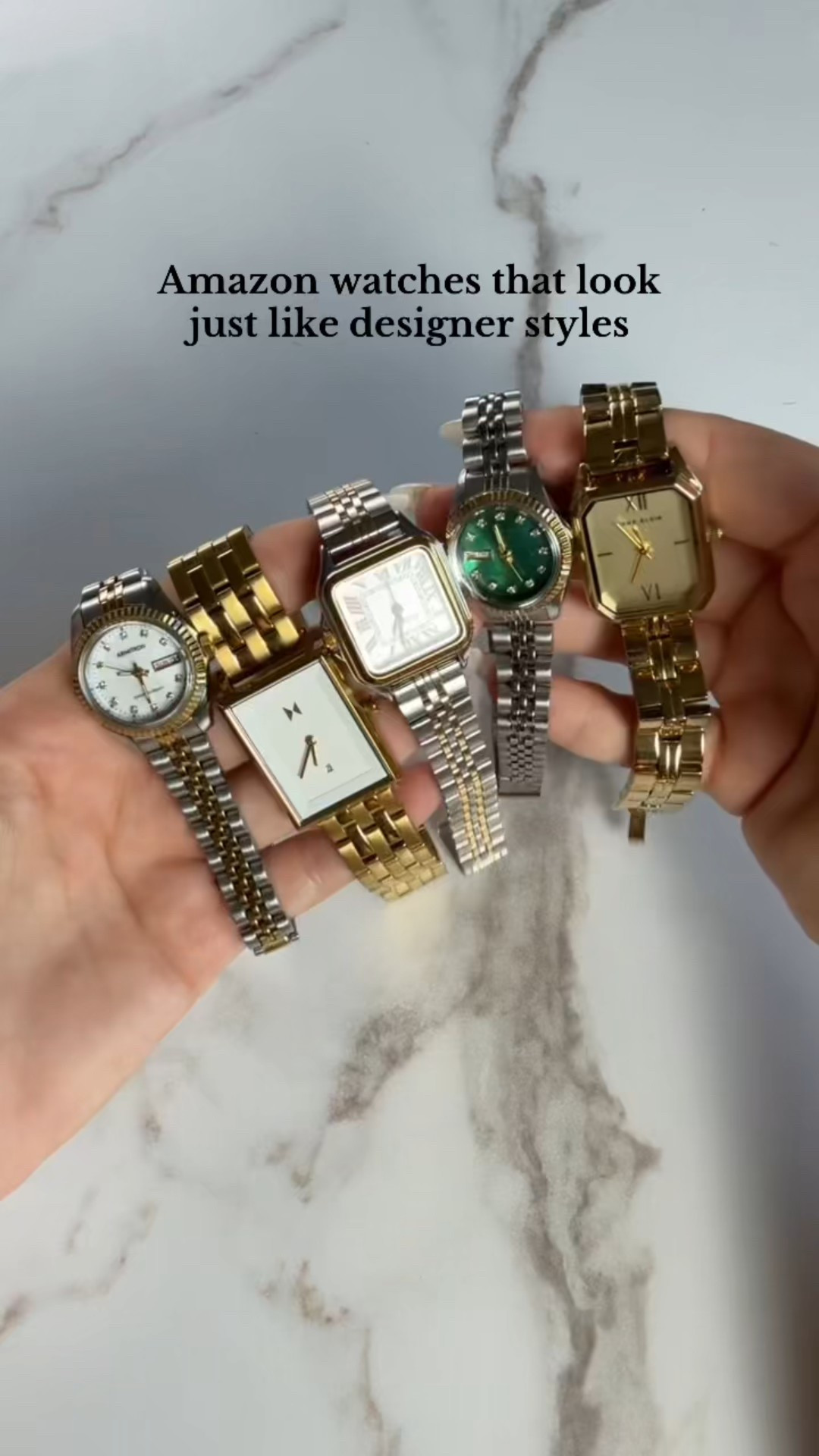 Bougie on a budget Amazon watches ✨ I will have them on my LTK in the Amazon section ⌚️

#LTKStyleTip #LTKFindsUnder50 #LTKBeauty