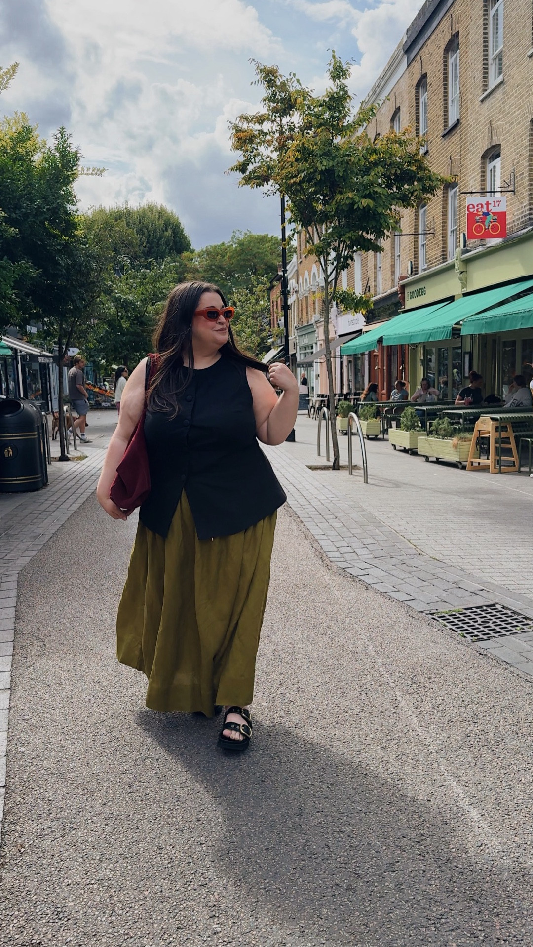 A transitional outfit you’ll be able to wear now and re wear next spring/summer. The skirt is on sale as well! 🫒 🖤 

#LTKautumn #LTKplussize #LTKuk