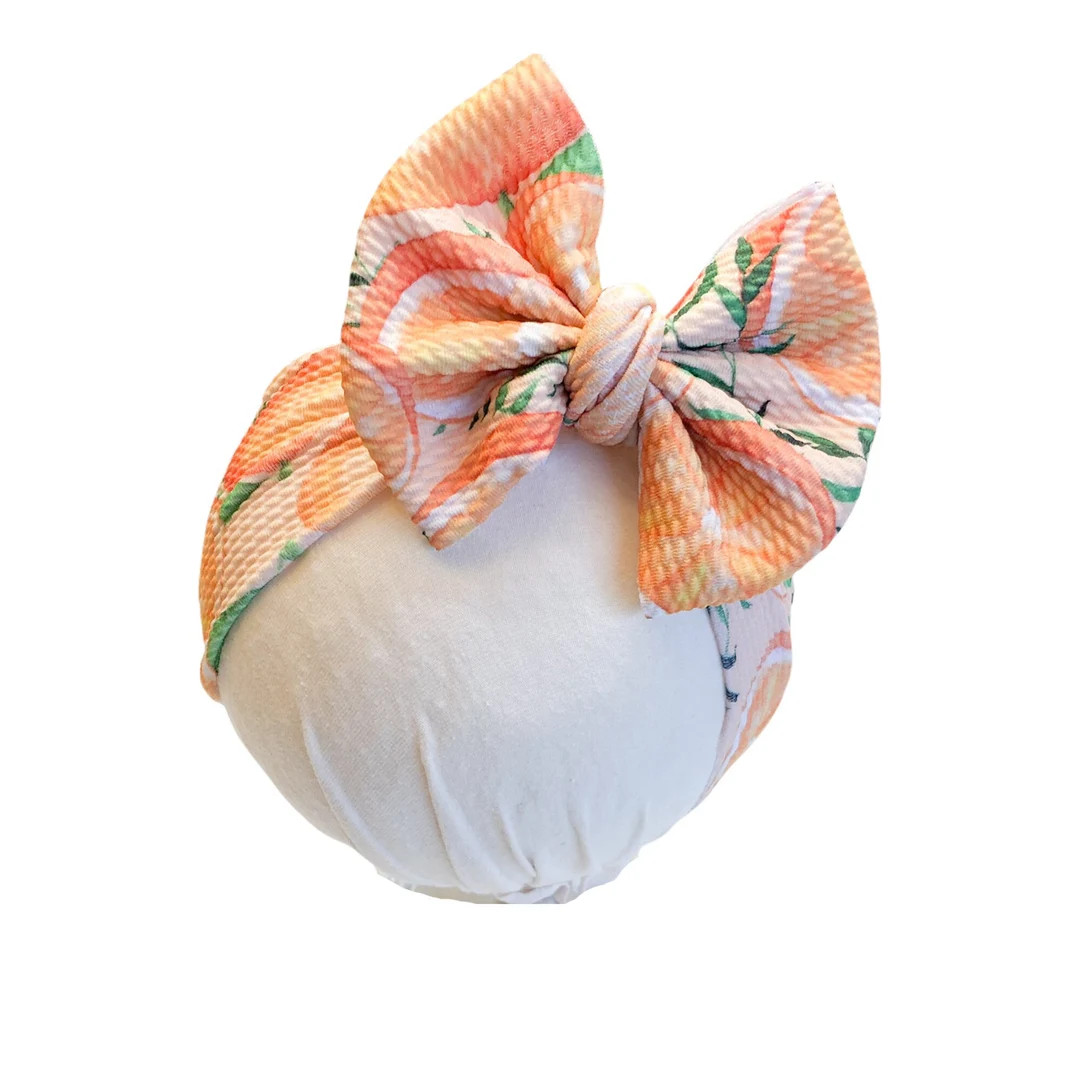 Orange Citrus Baby Headwrap Bow | Etsy (US)
