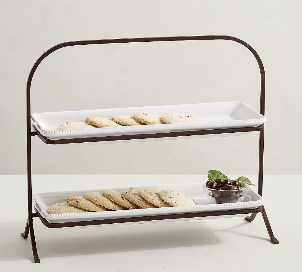Gabriella Tiered Platter Stand | Pottery Barn (US)
