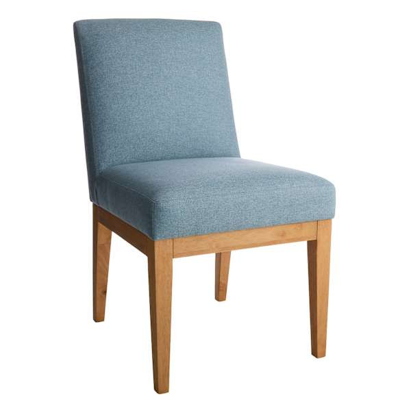 Beckett Dining Chair, Blue, Fabric, sold by At Home | At Home