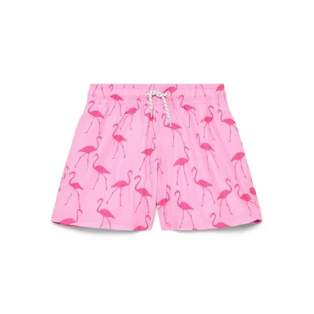 Wonder Nation Boys Quick Dry Stretch Swim Trunks with UPF50, Sizes 4-18 & Husky | Walmart (US)