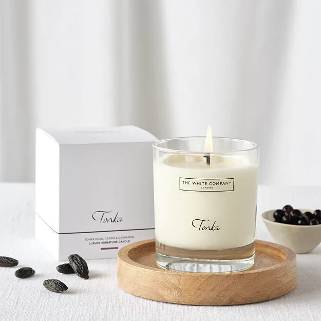Tonka Luxury Signature Candle | The White Company UK & ROW