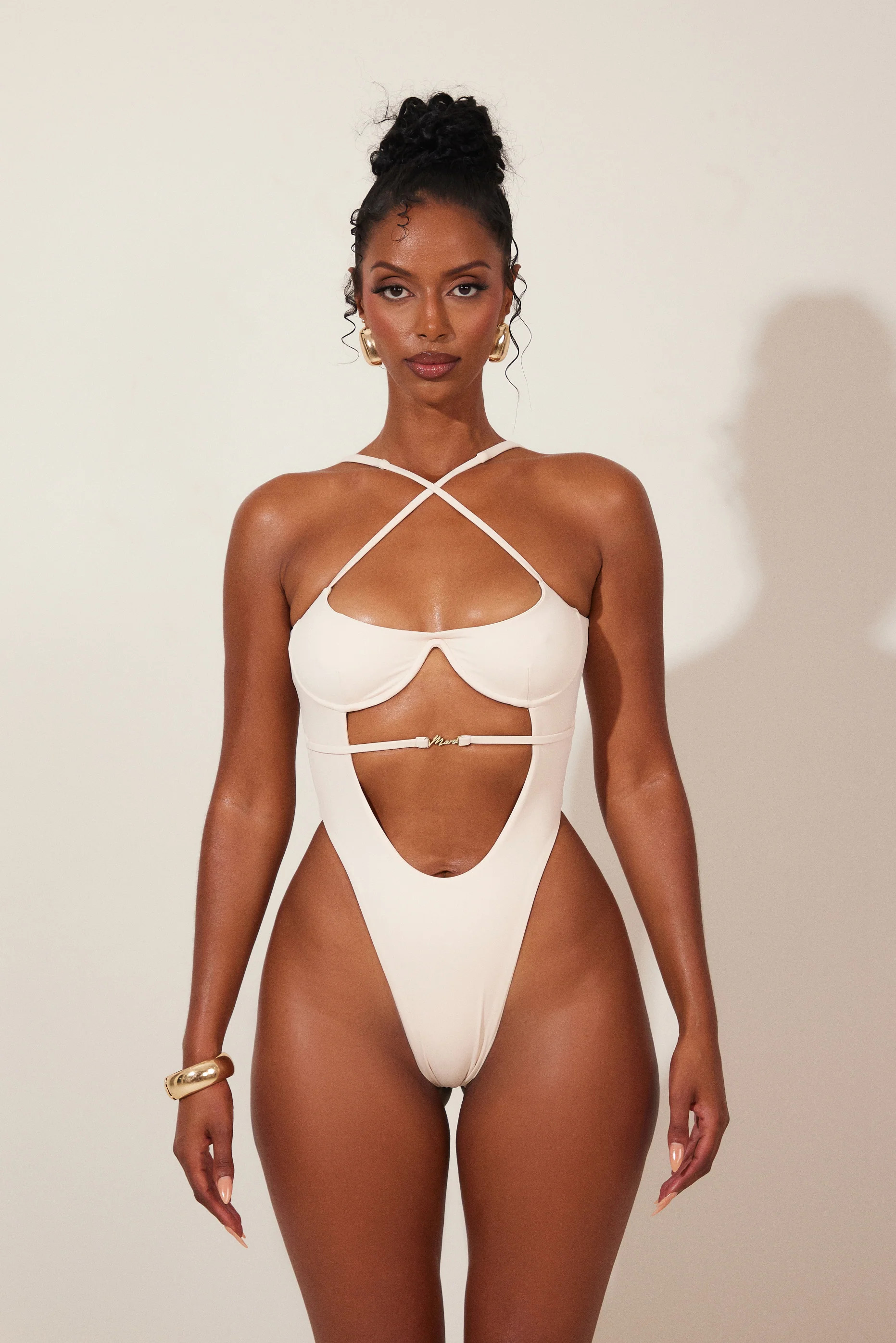 The Mars Detail Cup Swim - Cream | Mars The Label