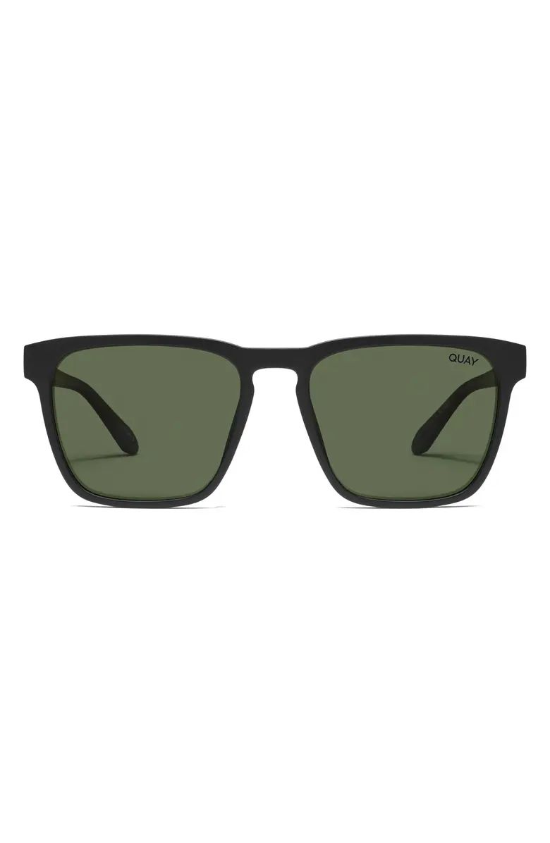 Quay Australia Unplugged 45mm Polarized Square Sunglasses | Nordstrom | Nordstrom