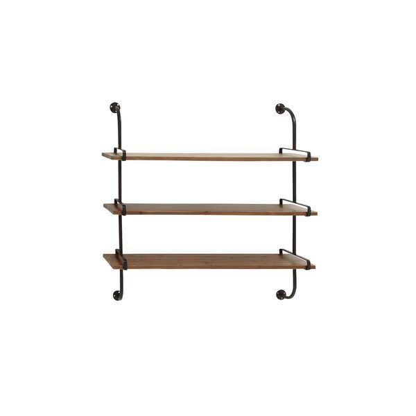 Rustic 3-shelf Wall Rack | Bed Bath & Beyond