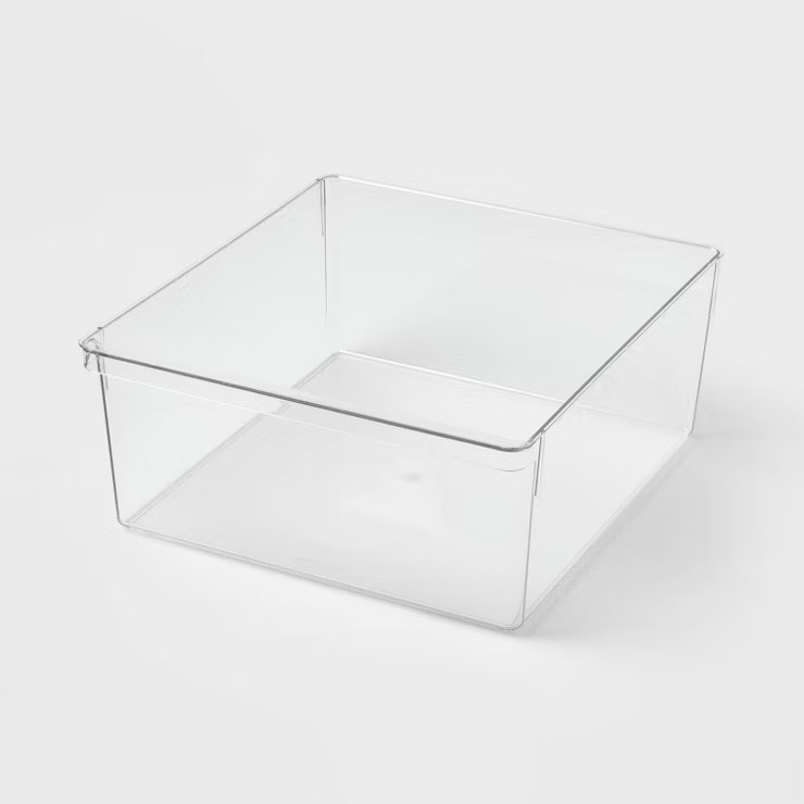 6"x14.5"x13.1" XL Fridge & Pantry Bin Clear - Brightroom™ | Target