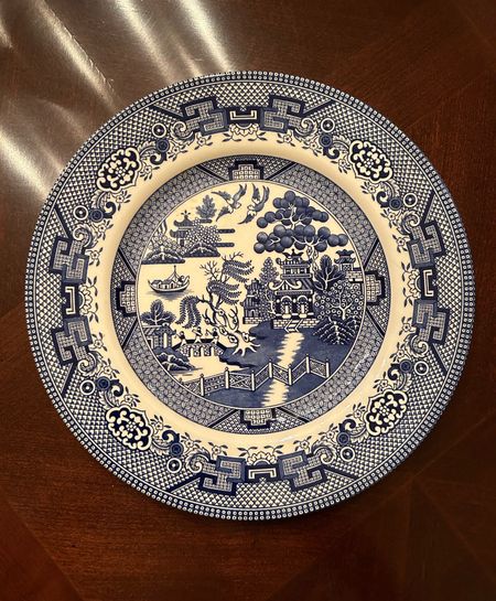Blue Willow
Royal Stafford 
Set of 6 plates 
T J Maxx finds 

#LTKhome #LTKSpringSale