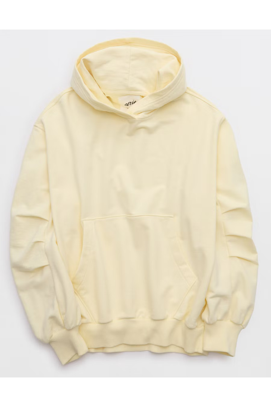 Aerie Jet Setter Hoodie Women's Cozy Yellow XXS | American Eagle Outfitters (US & CA)