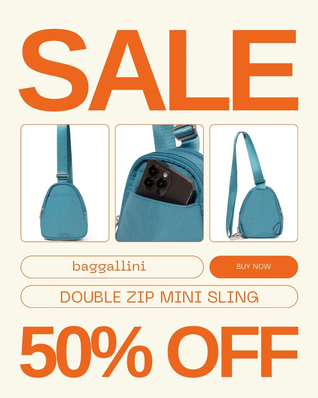 50% off baggallini double zip mini sling! 

#LTKGiftGuide #LTKFindsUnder50
