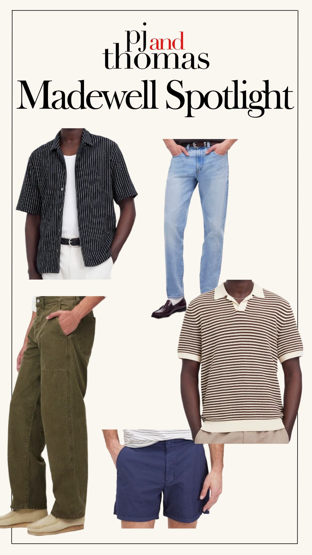 🧍‍♂️ Madewell men = Madewell wins.
Easy layers, breezy shorts, and textured staples you’ll actually wear. These are the kind of pieces that pull your outfit together without even trying.

#MadewellMen #MenswearEdit #LTKMensStyle #PJandThomas #WardrobeUpgrade #LTKPick #StyleSpotlight 

 #LTKSummerEdit #LTKMens