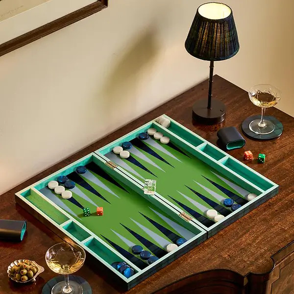 Tartan Backgammon Set - Luxury Backgammon Set | Addison Ross US